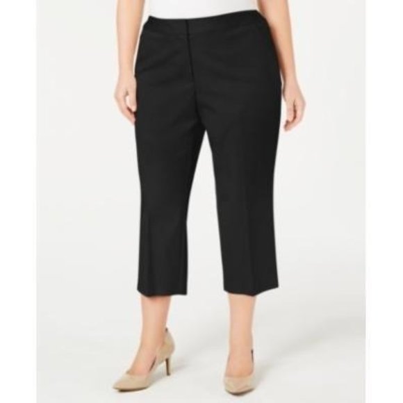 Alfani Pants - 0488 New Alfani Capri Sz 16w Black